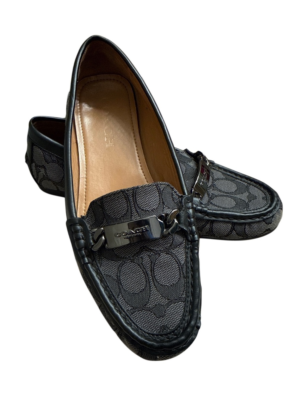 COACH OLIVE LOAFERS